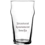 Čaša za pivo "Strastveni konzument hmelja"
